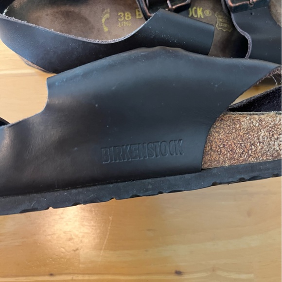 Birkenstock Brown Leather Sandals - Picture 6 of 6
